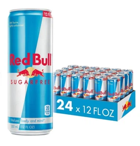 Red Bull Sugar-Free Energy Drink – Boost Without the Sugar, 12 fl oz, 24-Pack - Picture 1 of 6
