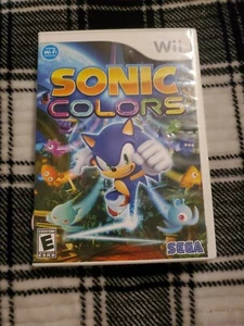 Sonic Colors (Nintendo Wii, 2010) Game & Case Works Tested No Manuel - Picture 1 of 4