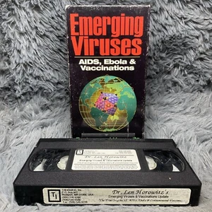 Emerging Viruses AIDS, Ebola & Vaccinations VHS Tape 1997 By Dr Leonard Horowitz - Picture 1 of 8