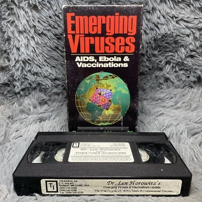 Emerging Viruses AIDS, Ebola & Vaccinations VHS Tape 1997 By Dr Leonard Horowitz - Image 1 of 4