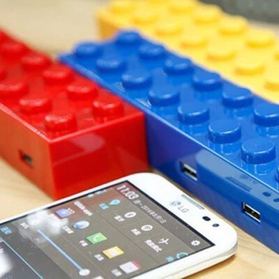 iKonex Desktop 8 USB Port 9A Charging Station TC72 Brick Design RED Colour - Image 1 of 4