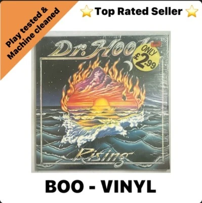 Dr Hook Rising 12” Vinyl Record Album Lp 1980 EX / NM Condition - Image 1 of 4
