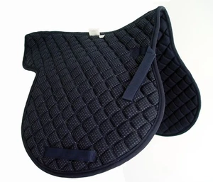 Pad AP antiscivolo a forma di SaddleGrip, PVC a pois, garrese alto, Navy - Foto 1 di 3