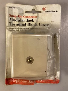 Vintage Radio Shack Surface Mount Modular Jack Terminal Block Cover, #279-386, - Picture 1 of 3