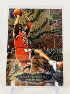 1996 FLEER METAL SHREDDERS 241 MICHAEL JORDAN MJ THE LAST DANCE - Picture 1 of 7