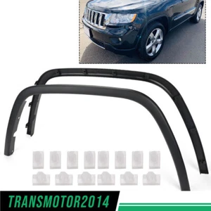 Fit For 2011-2017 Jeep Grand Cherokee Pair Fender Flares Front Left+Right Black - Picture 1 of 5