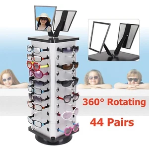 Sunglass Stand Rotating Retail Rotating Optical Frame Display Case Showcase - Picture 1 of 24