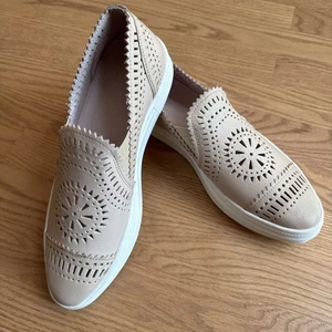 Anthropologie Seychelles Sneakers Leder Damengröße 10 niedrige flache Slipper " - Bild 1 von 7
