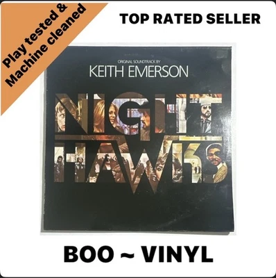 Keith Emerson - Nighthawks Original Soundtrack Lp Vinyl Record EX / VG+ - Image 1 of 4