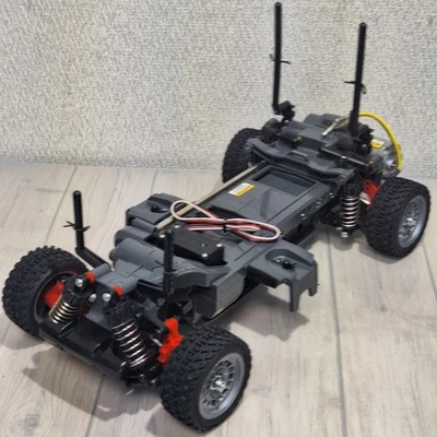 Tamiya 1/10 MF-01X chassis with TSU-03 servo, TAMIYA RC - Image 1 of 4