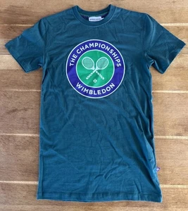 Official Merchandise Wimbledon Tennis The Championship T-Shirt Baumwolle grün XXS - Bild 1 von 7