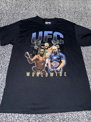 UFC Shirt Mens L Jon Jones Conor Mcgregor Israel Adesanya MMA Short Sleeve NWOT - Image 1 of 4
