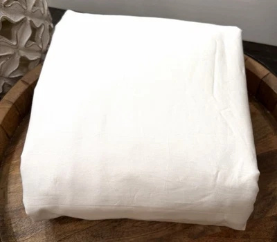 Funda nórdica Pottery Barn completa/queen esencial de satén BLANCA caja abierta Foto 1 de 4