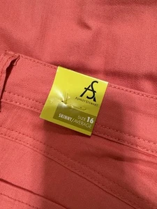 NWT ASHLEY STEWART CORAL JEANS SIZE 16W - Picture 1 of 4