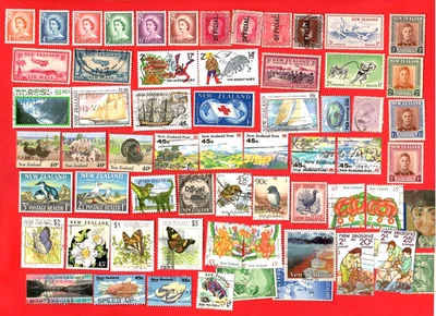 WORLDWIDE Stamps & Pictorials Used W/NEW ZEALAND, SPAIN, DENMARK 😊 - Image 1 of 4