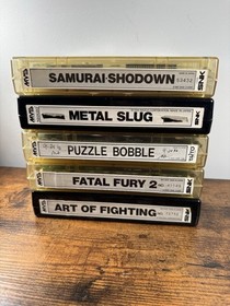 NEO GEO MVS Lot of (5) Fury 2 Art Of Fighting Samurai Showdown Metal Slug Puzzle