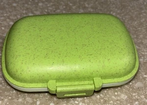 Pill Box Small round Pill Case Portable Travel Pillbox For Pocket And Purse - Picture 1 of 3