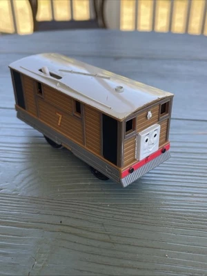 Mattel Thomas & Friends Trackmaster Motorized Train Engine Toby Works 2009 - Image 1 of 4