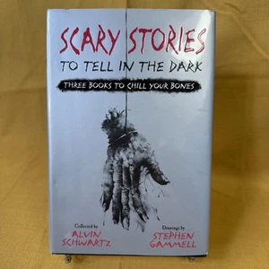 Scary Stories to Tell in the Dark 3-in-1 First Edition Hardcover 2001 Gammell - Imagen 1 de 5