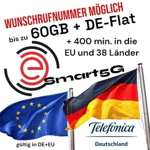 elige tu número de teléfono deseado hasta 60 GB Internet+DE Flat Telefónica red 5G - Imagen 1 de 14