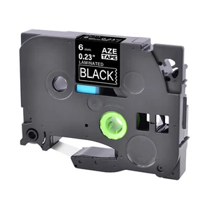 Compatible For Brother P-Touch TZ TZe315 White on Black Label Tape 6mm*8m 0.24" - Picture 1 of 2