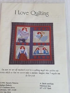 I Love Quilting Angels 1994 Hannity Patterns - Bild 1 von 4