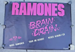 Ramones Brain Drain Promotional poster - Picture 1 of 6