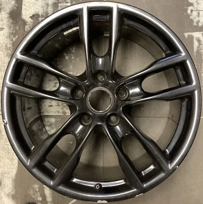 Porsche Boxster 13 - 16 67441 98661 aluminum OEM wheel rim 19 x 9.5 Black Rear - Image 1 of 4