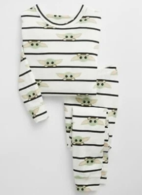 NWT Baby Gap DISNEY Baby Yoda Groku Long Sleeve & Pants PAJAMAS Size 4 Unisex - Image 1 of 3