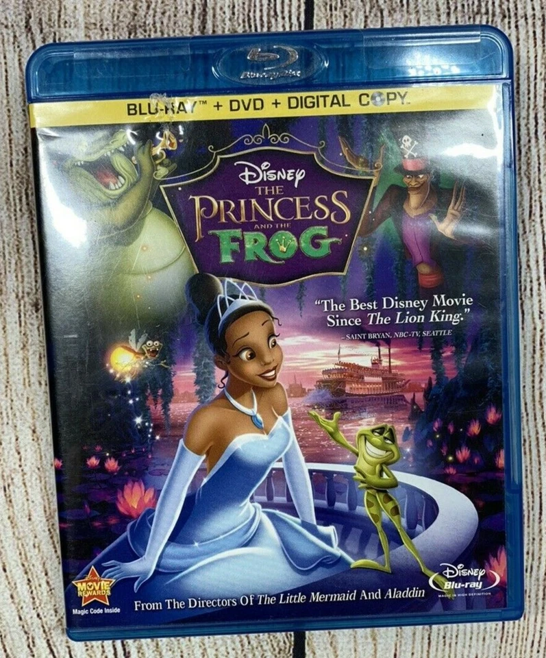 Disney the Princess and The Frog Blu-Ray & DVD Brand New Sealed 3 DISC COMBO! - Image 1 of 1