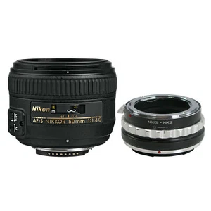 Nikon AF-S 50mm f/1.4G Lens works with Nikon Zfc Z30 Z7 II Z50 Z5 Z6 Cameras - Picture 1 of 9