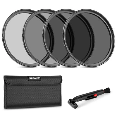 NEEWER 72mm ND Lens Filter Kit for Canon Nikon Sony Panasonic DSLR Cameras - Image 1 of 4