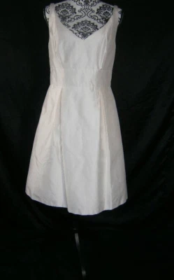Jenny Yoo Silk Short Wedding Dress Bridal Size 8-10 Silk Pockets Off-White - Image 1 of 4