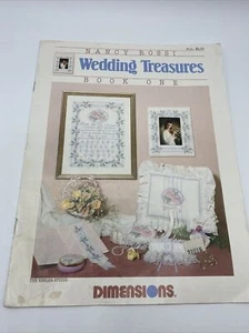 Dimensions Nancy Rossi Wedding Treasures Cross Stitch Chart Sampler Book One - Picture 1 of 7