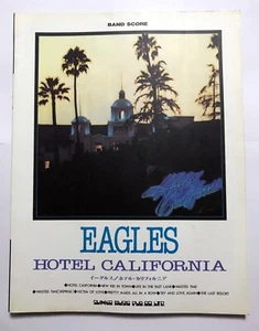 EAGLES HOTEL CALIFORNIA BAND SCORE JAPAN GUITAR TAB - Picture 1 of 4
