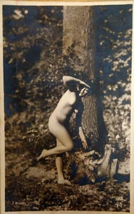 1920 FRANZÖSISCHES FOTOGRAFIE AKT SCHÖNHEIT VON JULIEN MANDEL Nrº 368 ORIGINAL SEHR SELTEN - Bild 1 von 2