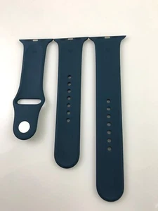 Bracelet sport original Apple Watch Series 10 9 8 42 mm 44 mm 45 mm 46 mm 49 mm sarcelle foncée - Photo 1 sur 11