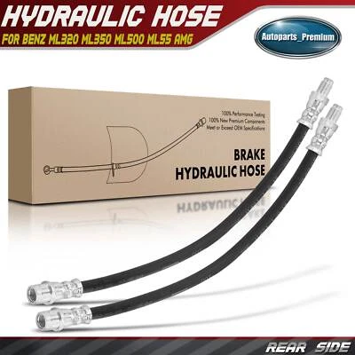 Задний гидравлический шланг левого и правого тормоза для Mercedes-Benz ML320 ML350 ML500 ML55 AMG - Изображение 1 из 4