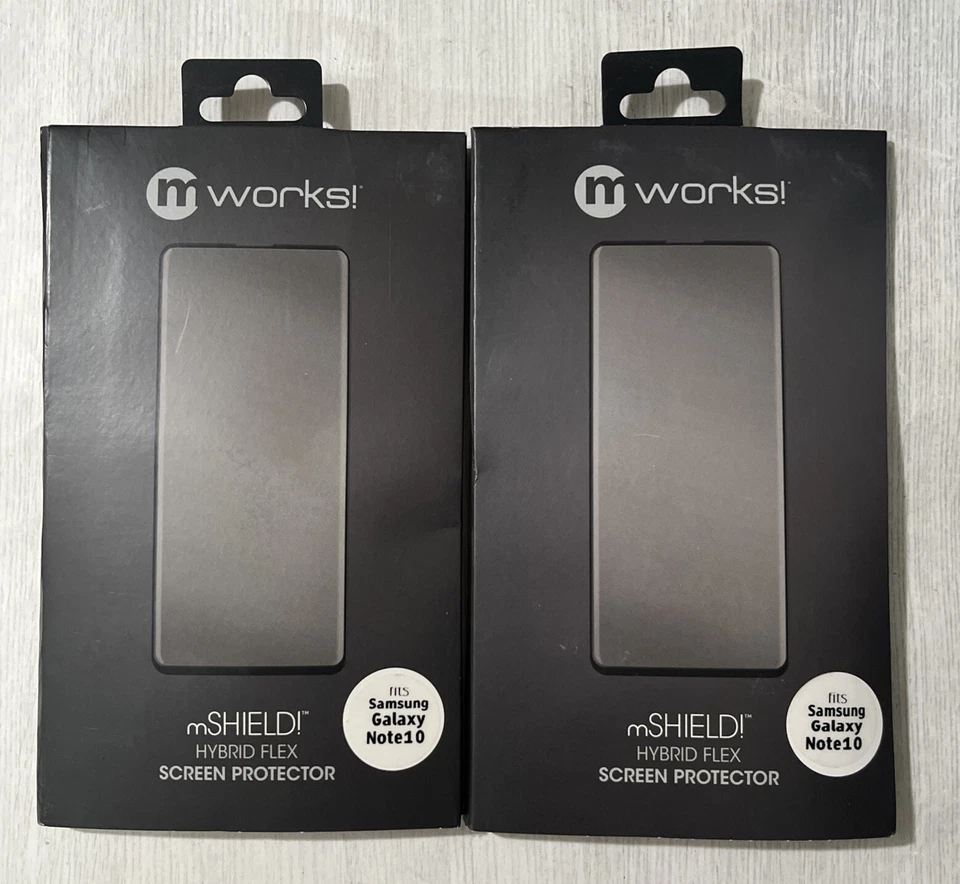2-Pack mWorks mShield Hybrid Flex Screen Protector For Samsung Galaxy Note10 - Image 1 of 1
