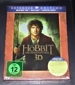 DER HOBBIT EINE UNERWARTETE REISE EXTENDED EDITION 3D BLU RAY + BLU RAY NEU OVP - Bild 1 von 6