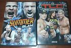 WWE 2012 DVD Lot &quot;TLC Tables Laders &amp; Chairs&quot; + &quot;Summer Slam&quot; John Cena CM Punk