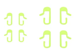 Fluorescent Door Exit Button Decal Stickers for Tesla Model 3/Y - Picture 1 of 5