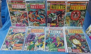 Marvel Comics The Eternals # 2 3 4 5 6 7 8 9 10 12 13 14 16 17 19 Lot Jack Kirby - Picture 1 of 10