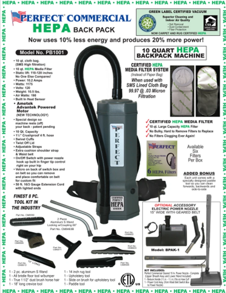 P1001 - Mochila de 10 cuartos Foto 1 de 1