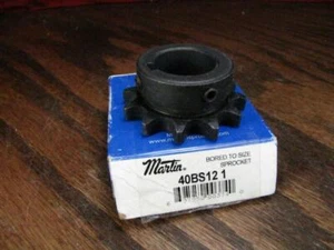 Piñón de cadena de rodillos de paso único Martin 40BS12 1 perforado a medida tipo BS - Imagen 1 de 1