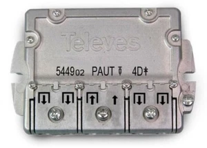 PAU Repartidor 4 Salidas Conector Brida 9 dB Televes - Imagen 1 de 1