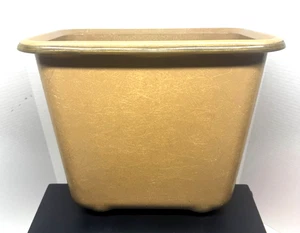 Vintage Globe Wernicke Fiberglass Brown Trash Can Wastebasket Mid Century - Picture 1 of 7