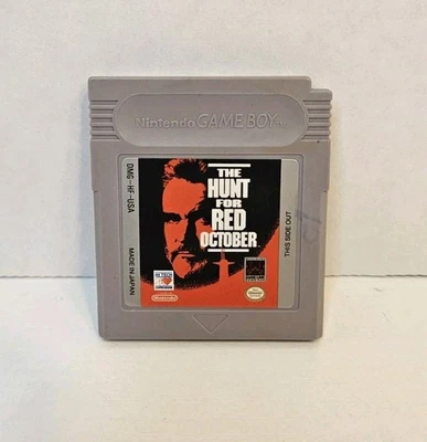 The Hunt For Red October Gameboy Tested Working  - Image 1 of 2