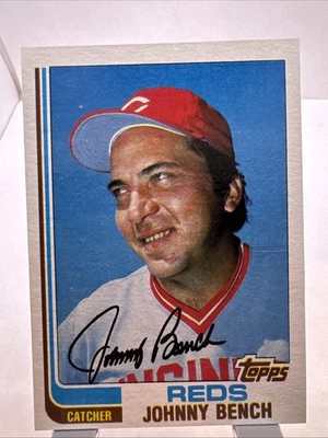 1982 Topps #400 Johnny Bench Cincinnati Reds - Image 1 of 2