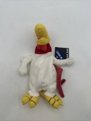 Bolso de felpa vintage 1998 Warner Bros Studio Store Foghorn Leghorn NUEVO Foto 1 de 2